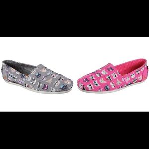 BOB Slip On Shoes- Cat Patterned